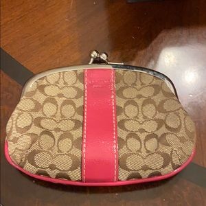 Coach coin pouch